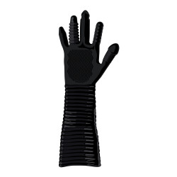 Master Series Gant Long Texturé Pleasure Fister Noir